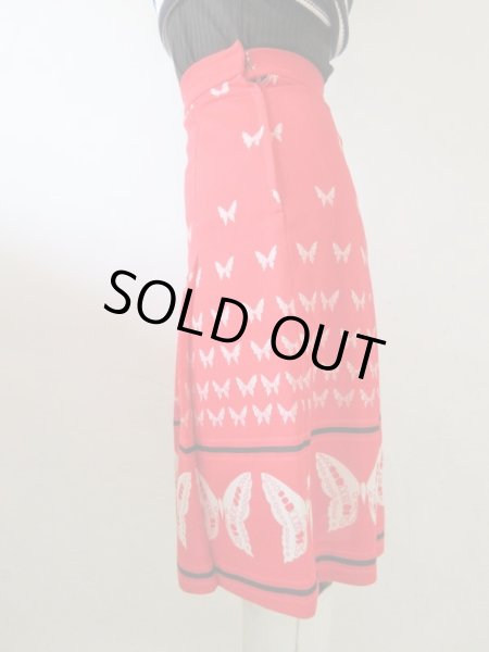 画像4: 【二度見しちゃう可愛さ*】チョウチョ柄スカート (4)