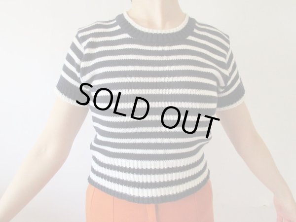 画像4: 【着回しききます*】マリンボーダーニット (4)