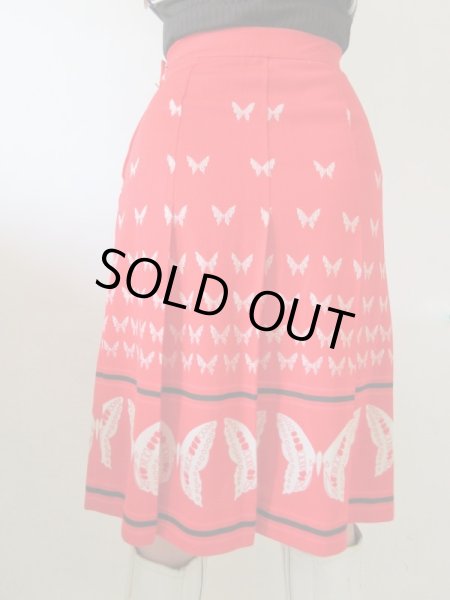 画像5: 【二度見しちゃう可愛さ*】チョウチョ柄スカート (5)