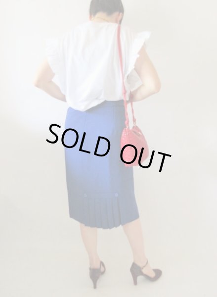 画像2: 【うしろ姿美人*】バックプリーツスカート (2)