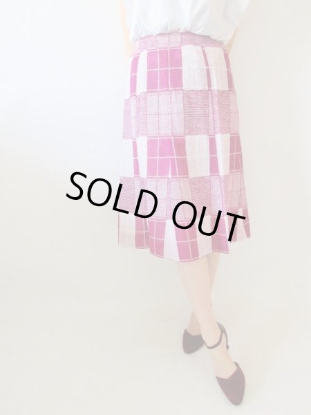 画像2: 格子柄スカート (2)