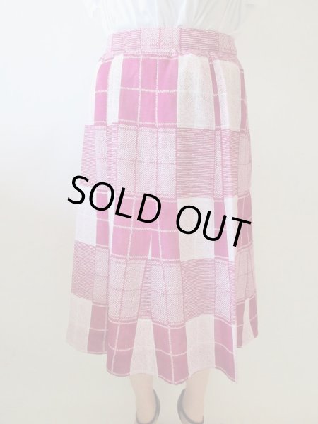 画像4: 格子柄スカート (4)