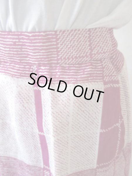 画像7: 格子柄スカート (7)