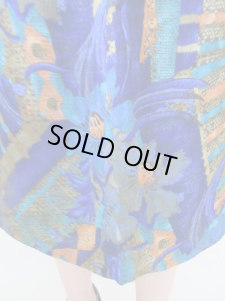 画像6: 【現物めちゃ可愛い*】アートタッチな花柄スカート (6)