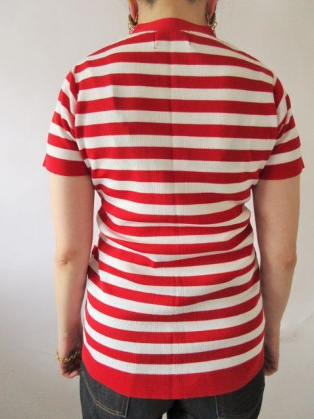 画像6: Dead stock*ボーダーカーディガン (6)