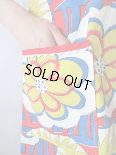 画像7: 【着心地のいいコットン*】カラフルフラワーワンピース (7)