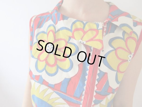 画像6: 【着心地のいいコットン*】カラフルフラワーワンピース (6)