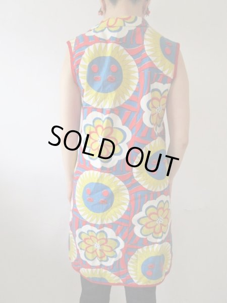 画像5: 【着心地のいいコットン*】カラフルフラワーワンピース (5)