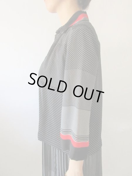 画像4: 【着まわし力に脱帽*】スクエア柄×ボーダーセットアップ (4)