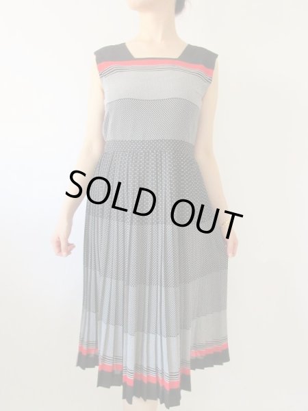 画像6: 【着まわし力に脱帽*】スクエア柄×ボーダーセットアップ (6)