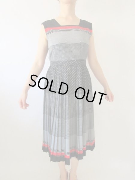 画像7: 【着まわし力に脱帽*】スクエア柄×ボーダーセットアップ (7)