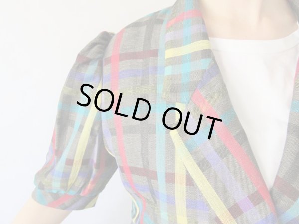 画像6: 【大人可愛いに自信アリ*】カラーチェックのセットアップ (6)