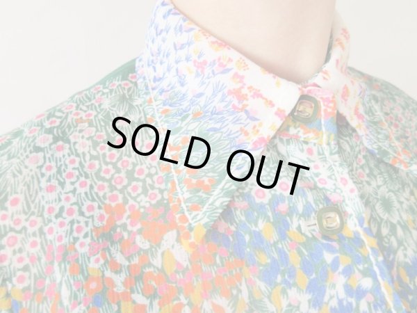 画像6: 【爽やかシアー素材*】小花柄セットアップ (6)