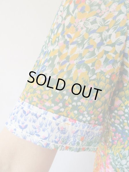 画像8: 【爽やかシアー素材*】小花柄セットアップ (8)
