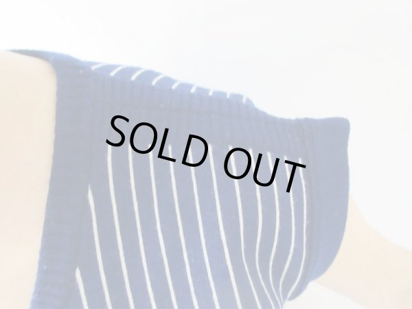 画像6: 【レトロ感が欲しい日に*】細ストライプニット (6)