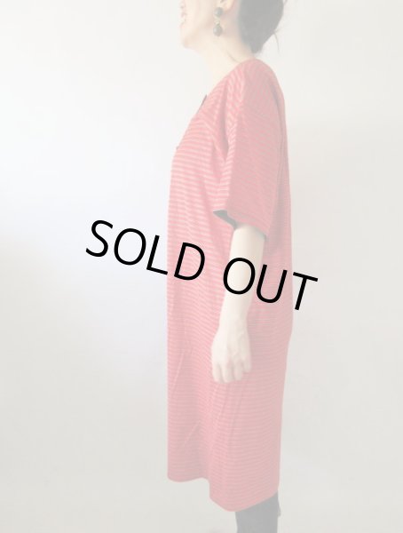 画像6: 【ゆったりsize*】切り替えデザインのコットンワンピース  (6)