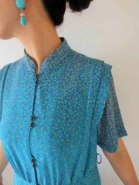 画像9: カラフルシフォンワンピース (9)