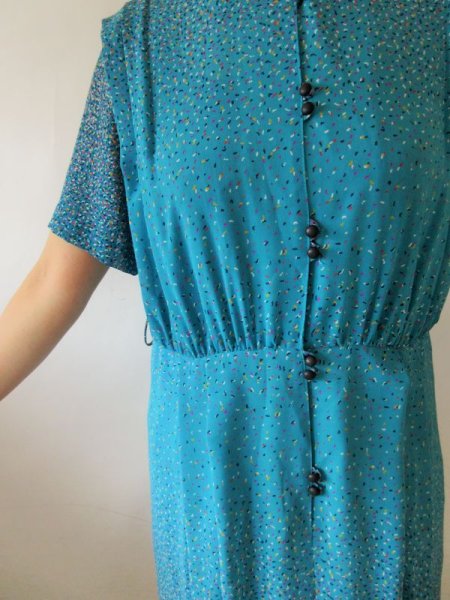 画像11: カラフルシフォンワンピース (11)