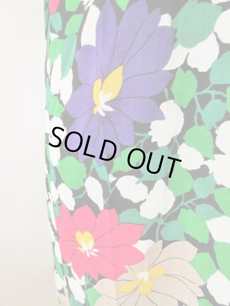 画像7: 【ゆったりサイズ*】オリエンタルフラワーワンピース  (7)