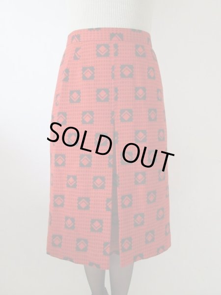 画像4: 【安定感のある可愛さ*】レトロ配色スカート (4)