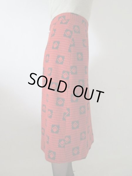 画像5: 【安定感のある可愛さ*】レトロ配色スカート (5)