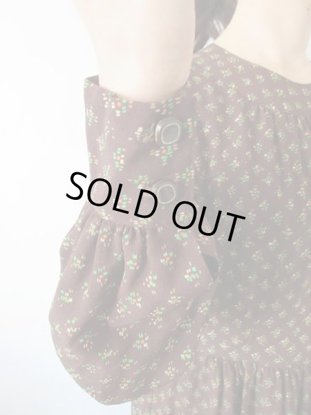 画像6: 【スカーフと2点セットでお届け*】Dead stock*フラワーデザインワンピース  (6)