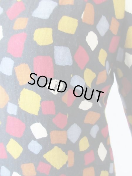 画像8: 【イヤリングと2点セットでお届け*】YSL生地のお仕立て品ワンピース  (8)