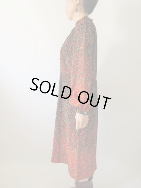 画像5: 【イヤリングと2点セットでお届け*】ロマンティックフラワーワンピース  (5)