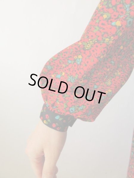 画像8: 【イヤリングと2点セットでお届け*】ロマンティックフラワーワンピース  (8)