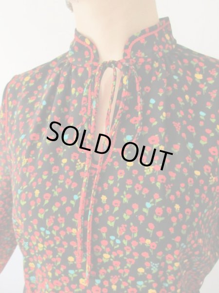 画像7: 【イヤリングと2点セットでお届け*】ロマンティックフラワーワンピース  (7)