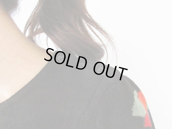 画像9: 【イヤリングと2点セットでお届け*】ゆったり*1点モノのマキシ丈ワンピース (9)