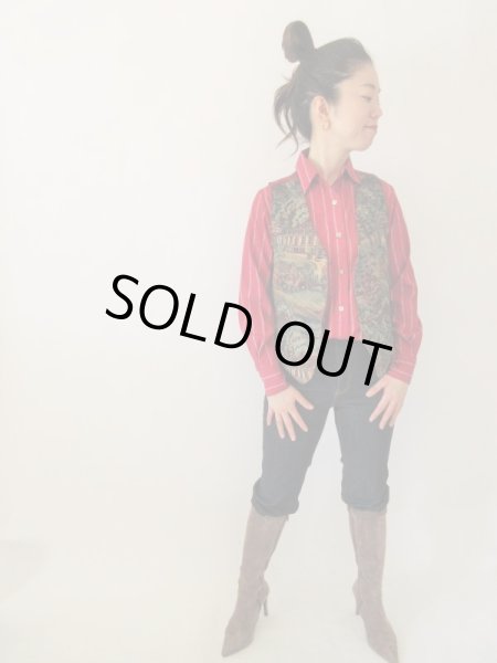 画像3: 【エンブレムと2点セットでお届け*】チェーンと英字柄シャツ (3)