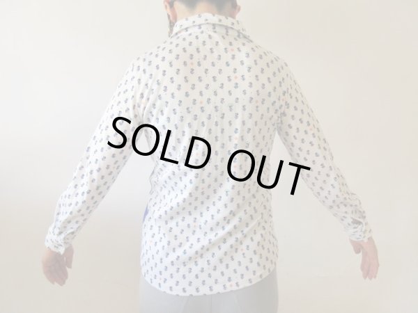 画像5: 【イヤリングと2点セットでお届け*】ペイズリー柄シャツ (5)