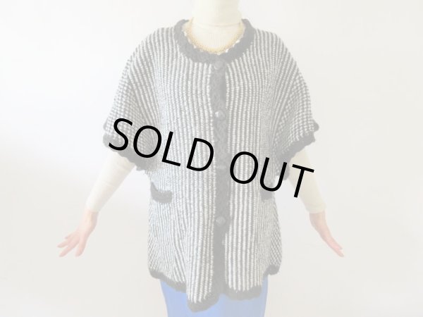 画像3: 【イヤリングと2点セットでお届け*】背面キルティングあったかカーディガン (3)