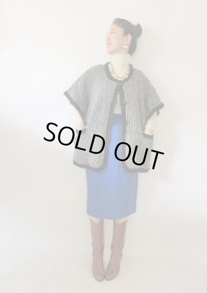 画像2: 【イヤリングと2点セットでお届け*】背面キルティングあったかカーディガン (2)