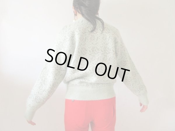 画像5: 【イヤリングと2点セットでお届け*】肌触り気持ちいい!ペールグリーンカーディガン (5)