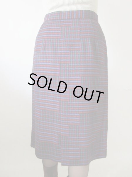 画像11: 【イヤリングと2点セットでお届け*】超美品*大人チェックのお仕立て品セットアップ (11)