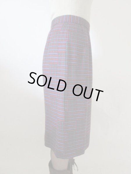 画像10: 【イヤリングと2点セットでお届け*】超美品*大人チェックのお仕立て品セットアップ (10)