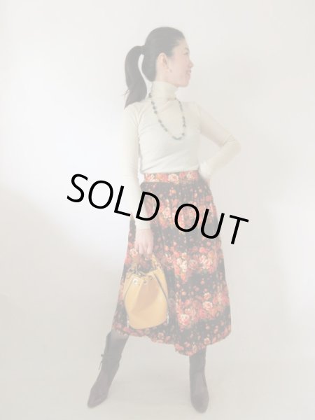 画像6: 【シルエット自慢*】ロマンティックローズのスカート (6)