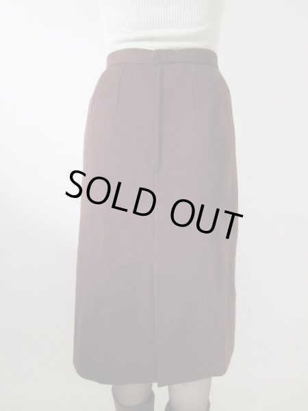 画像6: 【出番多くなること間違いなし*】ショコラ色のシンプルスカート (6)