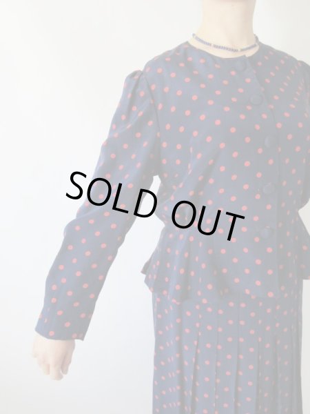 画像7: 【着回しさせたら最強*】超美品*お仕立て品水玉セットアップ (7)