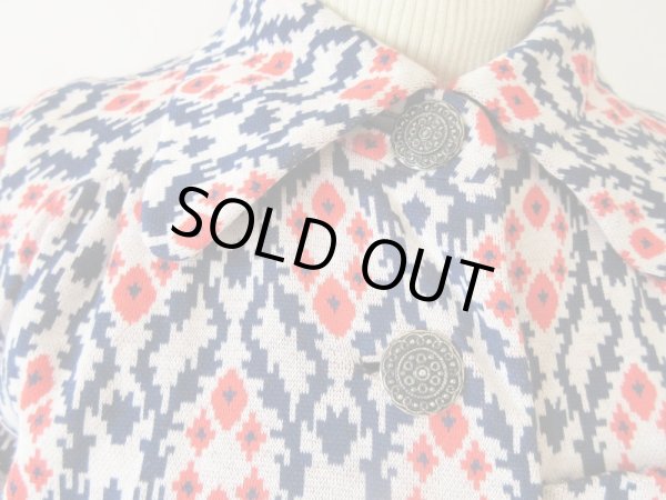 画像6: 【イヤリングと2点セットでお届け*】トリコロール配色のオシャレジャケット (6)