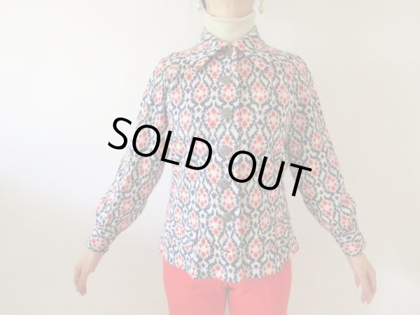 画像3: 【イヤリングと2点セットでお届け*】トリコロール配色のオシャレジャケット (3)