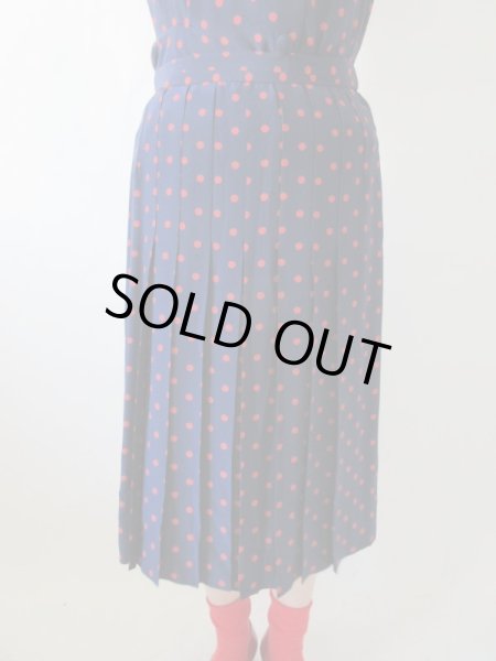 画像10: 【着回しさせたら最強*】超美品*お仕立て品水玉セットアップ (10)