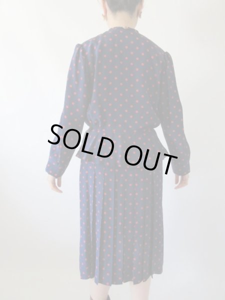 画像5: 【着回しさせたら最強*】超美品*お仕立て品水玉セットアップ (5)