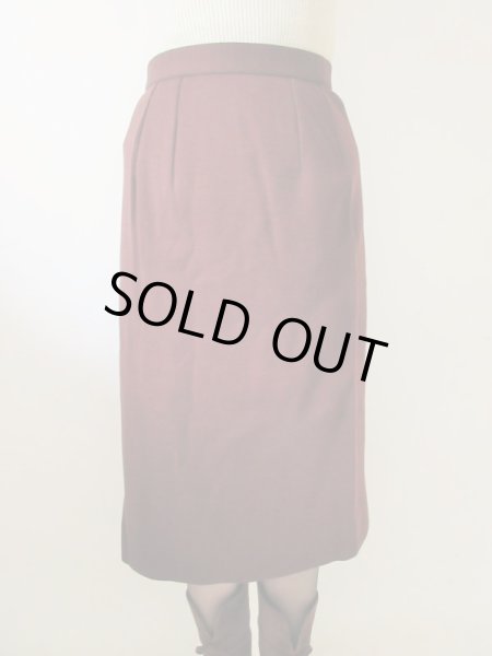 画像4: 【出番多くなること間違いなし*】ショコラ色のシンプルスカート (4)