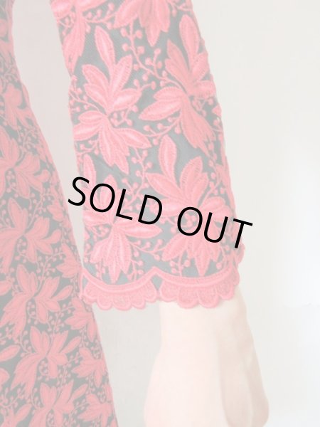 画像7: 【ご褒美ワンピースに認定*】ドラマティック刺繍ワンピース  (7)