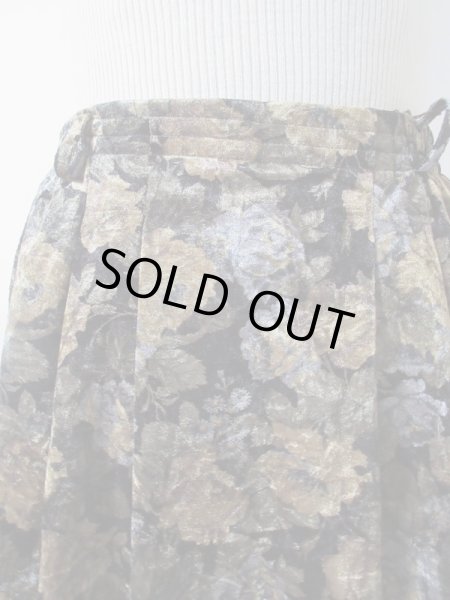 画像6: 【ウエストゴムです*】Dead stock*クラシカルフラワースカート (6)