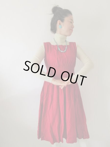 画像2: 【ゆったりサイズの方までOK*】お仕立て品*シルエット自慢ワンピース  (2)