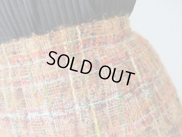 画像12: 【極上ツイード*】超美品*大人チェックのお仕立て品セットアップ (12)